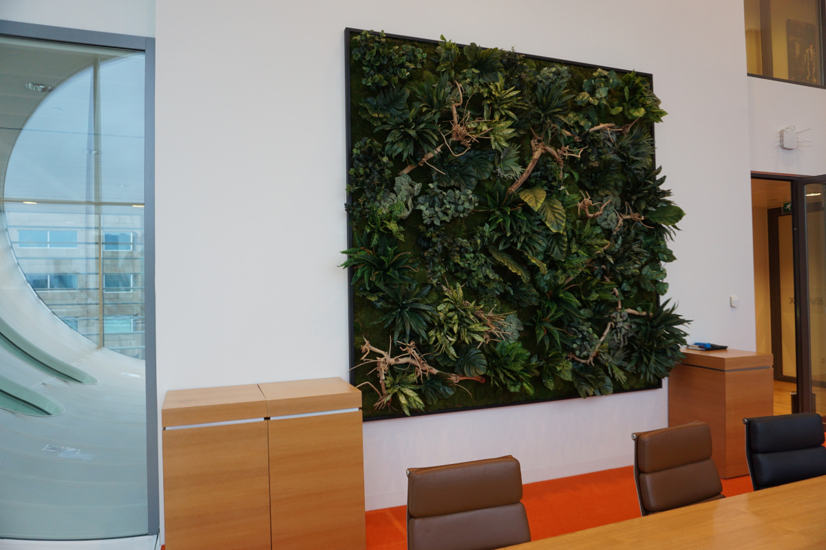 Kunstplantenwand jungle6 kunstbeplanting eucalyptus boom