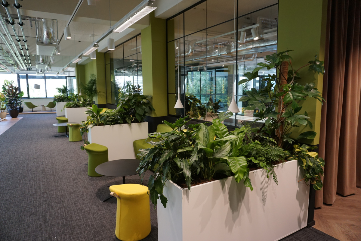 Biophilic Design plantenbakken van der Vleuten