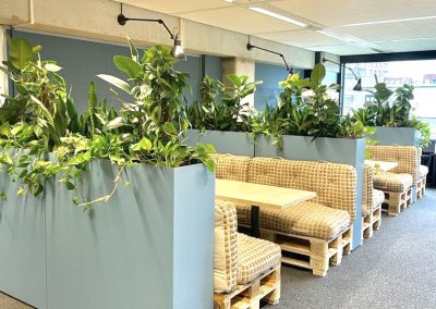 Maatwerk plantenbakken met mixbeplanting