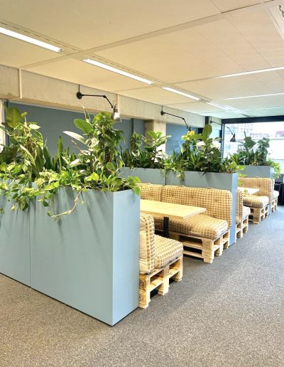 Maatwerk plantenbakken met mixbeplanting